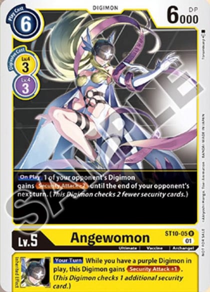 Angewomon (Tamer Goods Set Angewomon & LadyDevimon), Starter Deck 10: Parallel World Tactician ST10-05 R