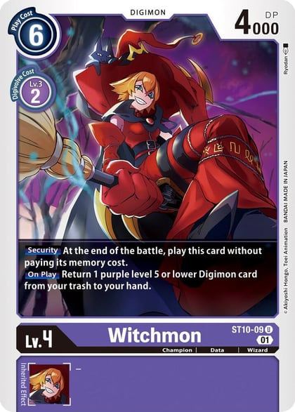 Witchmon, Starter Deck 10: Parallel World Tactician ST10-09 U