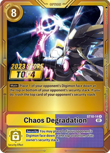 Chaos Degradation (2023 Store Top 4), Starter Deck 10: Parallel World Tactician ST10-14 R