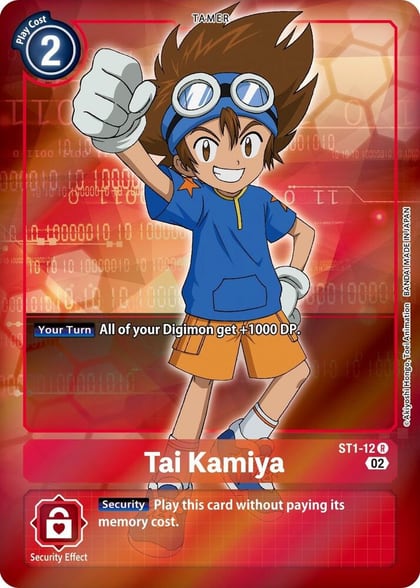 Tai Kamiya (Alternate Art), Starter Deck 12: Jesmon ST1-12 R