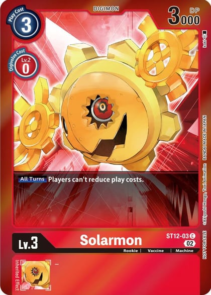 Solarmon (Event Pack 4), Starter Deck 12: Jesmon ST12-03 C