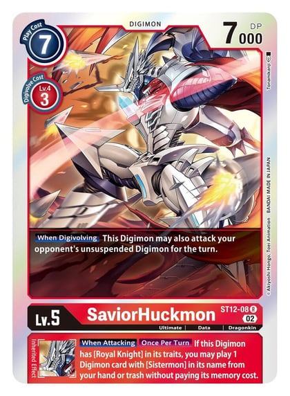 SaviorHuckmon, Starter Deck 12: Jesmon ST12-08 R