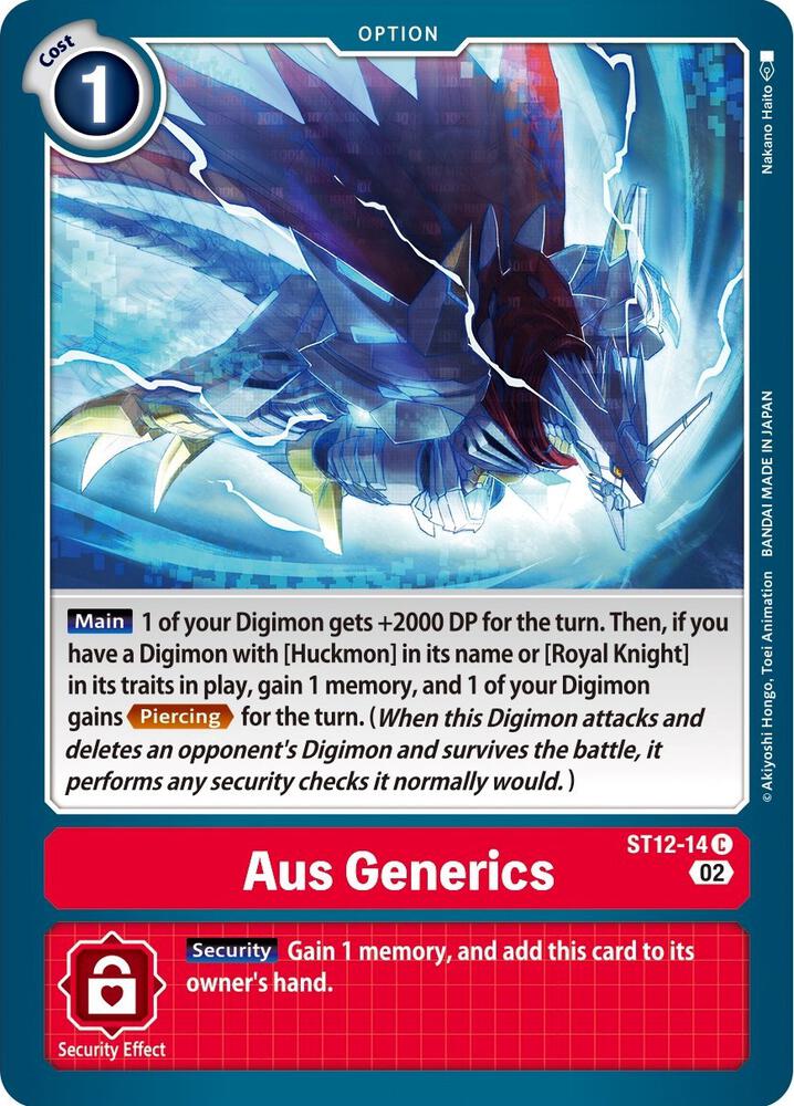 Aus Generics, Starter Deck 12: Jesmon ST12-14 C