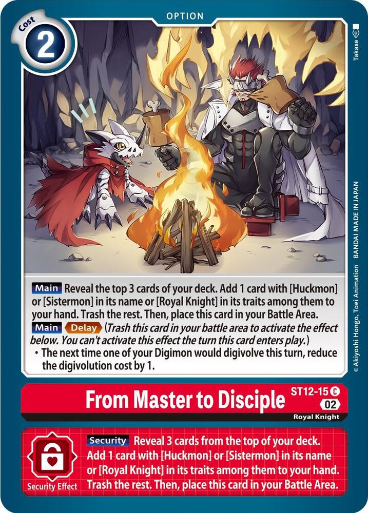 From Master to Disciple, Starter Deck 12: Jesmon ST12-15 C