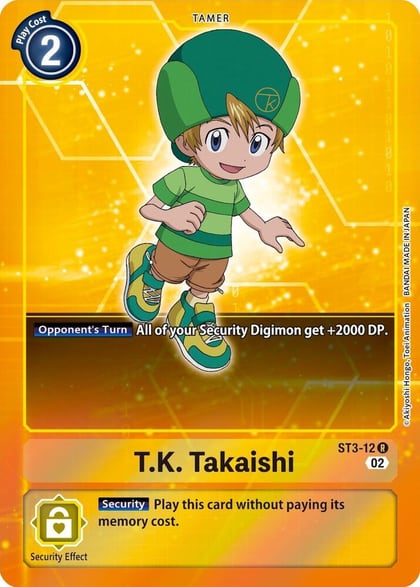 T.K. Takaishi (Alternate Art), Starter Deck 12: Jesmon ST3-12 R