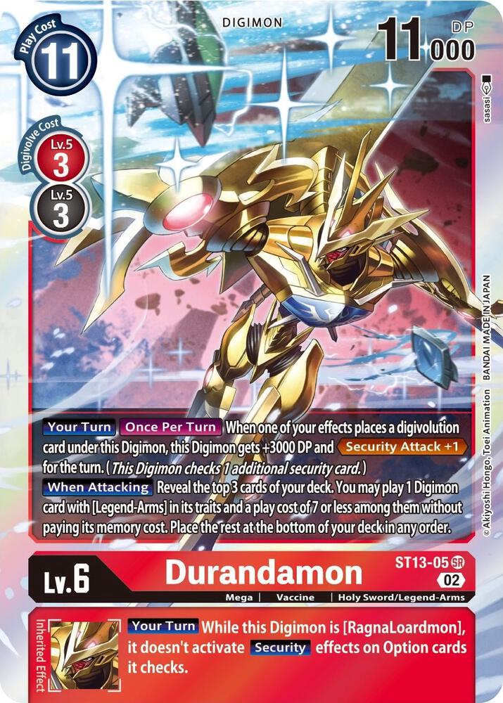 Durandamon, Starter Deck 13: Ragnaloardmon ST13-05 SR