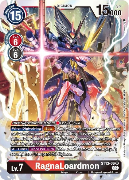 RagnaLoardmon, Starter Deck 13: Ragnaloardmon ST13-06 SR