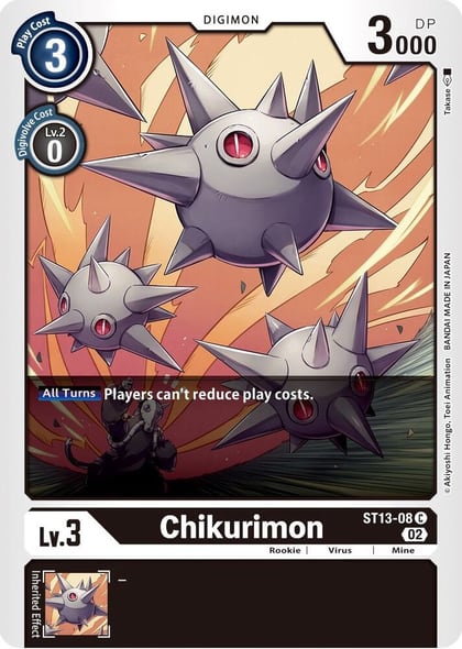 Chikurimon, Starter Deck 13: Ragnaloardmon ST13-08 C