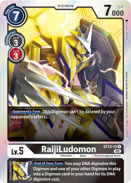 RaijiLudomon, Starter Deck 13: Ragnaloardmon ST13-13 R