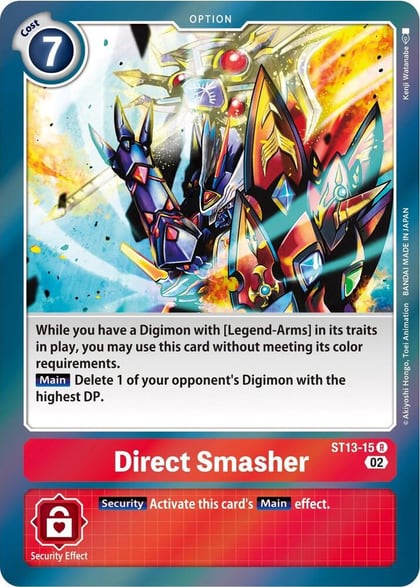 Direct Smasher, Starter Deck 13: Ragnaloardmon ST13-15 R