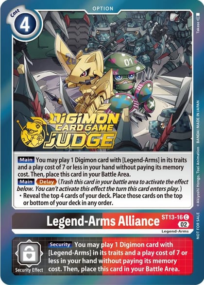 Legend-Arms Alliance (Judge Pack 3), Starter Deck 13: Ragnaloardmon ST13-16 C