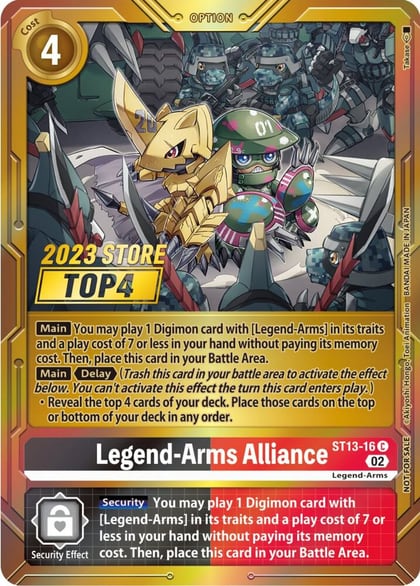 Legend-Arms Alliance (2023 Store Top 4), Starter Deck 13: Ragnaloardmon ST13-16 C
