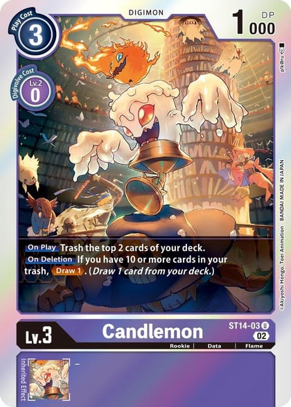 Candlemon, Starter Deck 14: Beelzemon Advanced Deck Set ST14-03 U