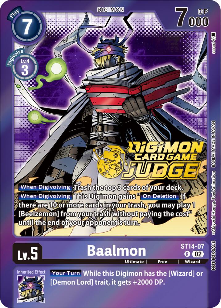 Baalmon - ST14-07 (Judge Pack 4), Starter Deck 14: Beelzemon Advanced Deck Set ST14-07 R