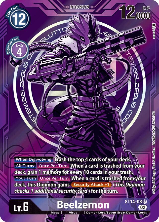 Beelzemon - ST14-08 (Alternate Art), Starter Deck 14: Beelzemon Advanced Deck Set ST14-08 SR