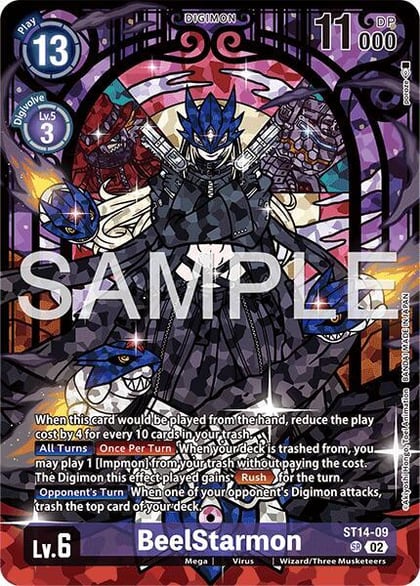 BeelStarmon (Premium Heroines Set Ver.2), Starter Deck 14: Beelzemon Advanced Deck Set ST14-09 SR