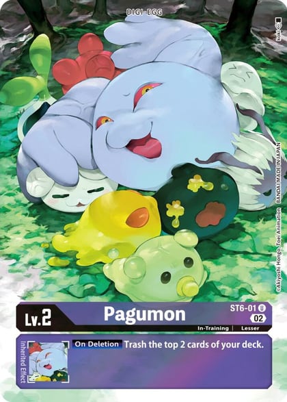 Pagumon (Alternate Art), Starter Deck 14: Beelzemon Advanced Deck Set ST6-01 U