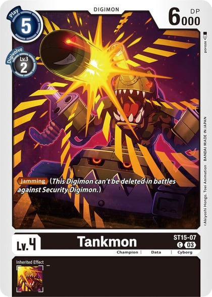 Tankmon, Starter Deck 15: Dragon of Courage ST15-07 C
