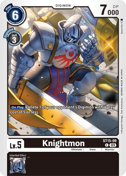 Knightmon, Starter Deck 15: Dragon of Courage ST15-09 C