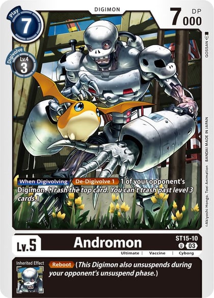Andromon, Starter Deck 15: Dragon of Courage ST15-10 U