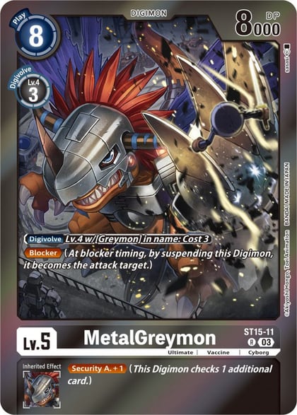 MetalGreymon (Gift Box 2023), Starter Deck 15: Dragon of Courage ST15-11 R