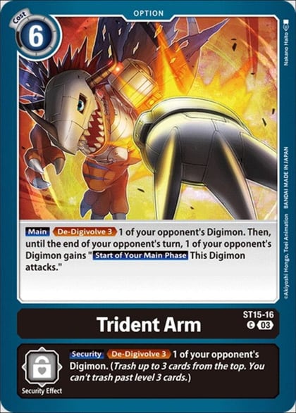 Trident Arm, Starter Deck 15: Dragon of Courage ST15-16 C