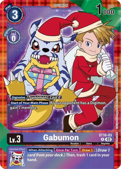 Gabumon (Winter Holiday 2023), Starter Deck 16: Wolf of Friendship ST16-03 R
