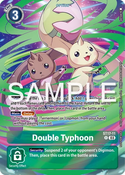 Double Typhoon (Spring Break Event 2024), Starter Deck 17: Double Typhoon Advanced Deck Set ST17-11 R