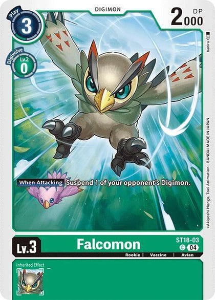 Falcomon, Starter Deck 18: Guardian Vortex ST18-03 C