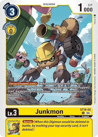 Junkmon, Starter Deck 19: Fable Waltz ST19-02 U