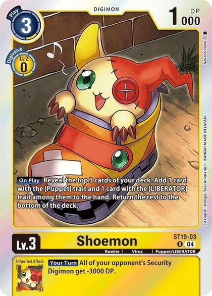 Shoemon, Starter Deck 19: Fable Waltz ST19-03 R