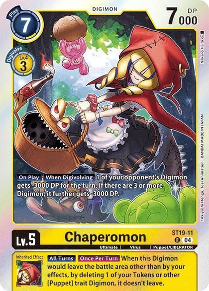 Chaperomon, Starter Deck 19: Fable Waltz ST19-11 R