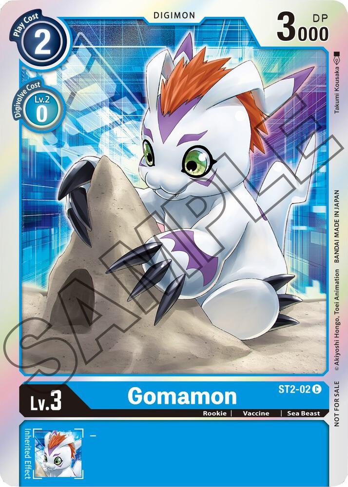 Gomamon - ST2-02 (Event Pack 1), Starter Deck 02: Cocytus Blue ST2-02 C