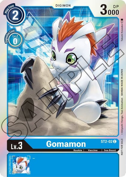 Gomamon - ST2-02 (Event Pack 1), Starter Deck 02: Cocytus Blue ST2-02 C