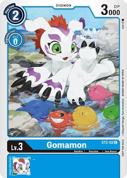 Gomamon (Official Tournament Pack Vol.3), Starter Deck 02: Cocytus Blue ST2-02 C