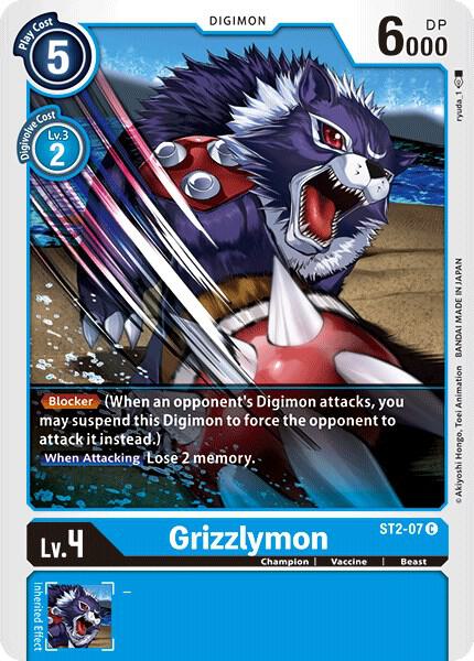Grizzlymon, Starter Deck 02: Cocytus Blue ST2-07 C