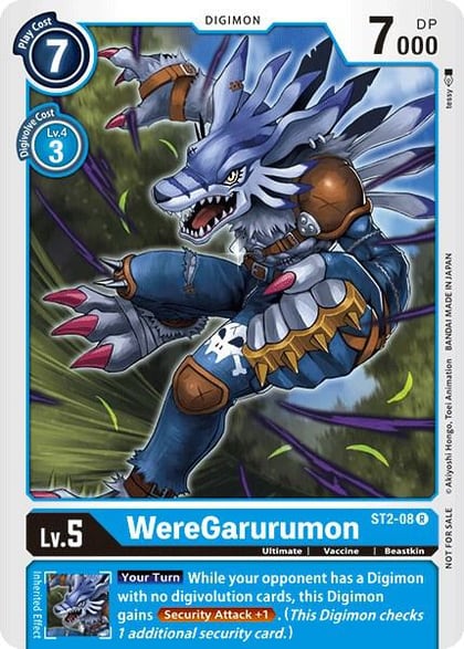 WereGarurumon - ST2-08 (Tamer Party Vol. 2 Promo), Starter Deck 02: Cocytus Blue ST2-08 R