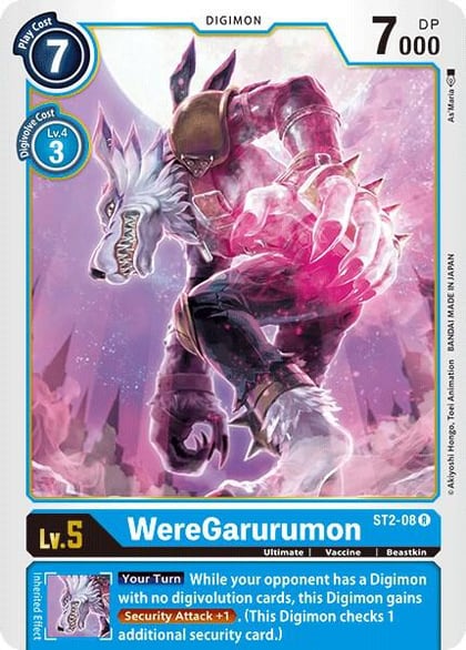 WereGarurumon, Starter Deck 02: Cocytus Blue ST2-08 R