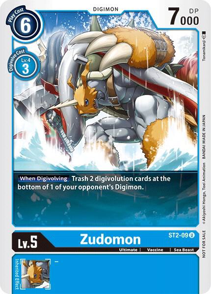 Zudomon - ST2-09 (Tamer Battle Pack 1), Starter Deck 02: Cocytus Blue ST2-09 U