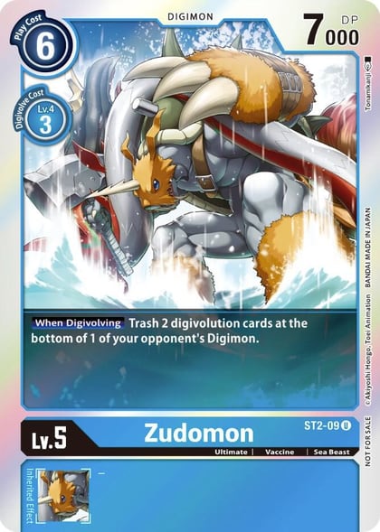 Zudomon (Official Tournament Pack Vol. 6), Starter Deck 02: Cocytus Blue ST2-09 U