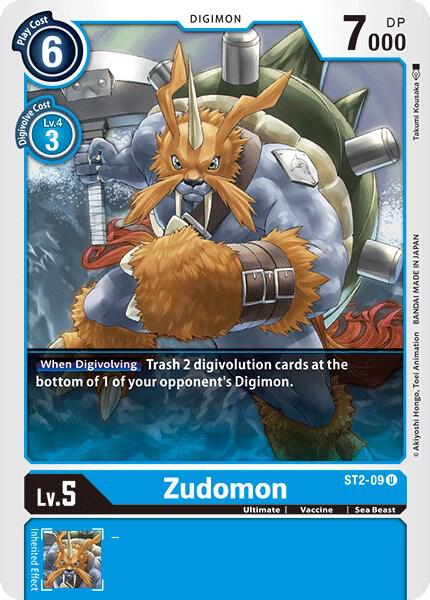 Zudomon, Starter Deck 02: Cocytus Blue ST2-09 U