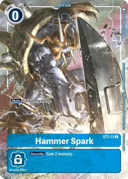 Hammer Spark - ST2-13 (Tamer's Evolution Box), Starter Deck 02: Cocytus Blue ST2-13 C