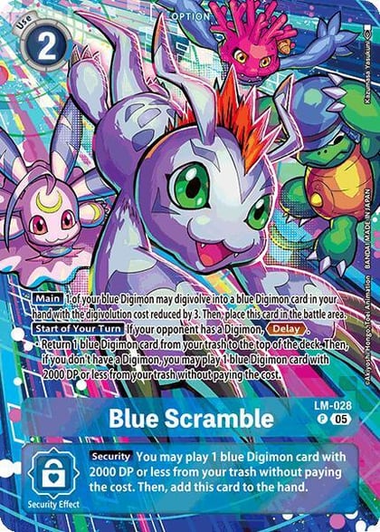 Blue Scramble (Alternate Art), Starter Deck 20: Protector of Light LM-028 P