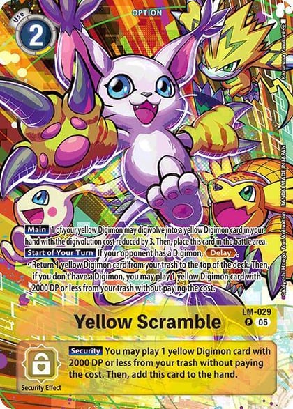 Yellow Scramble (Alternate Art), Starter Deck 20: Protector of Light LM-029 P
