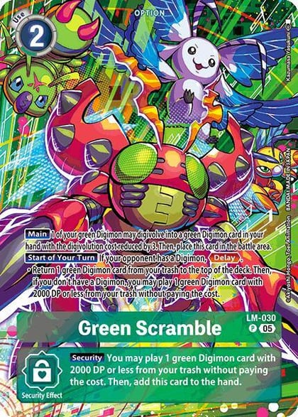 Green Scramble (Alternate Art), Starter Deck 20: Protector of Light LM-030 P
