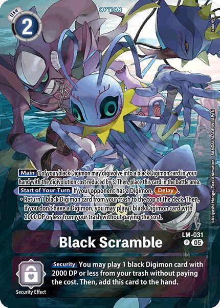 Black Scramble (Alternate Art), Starter Deck 20: Protector of Light LM-031 P