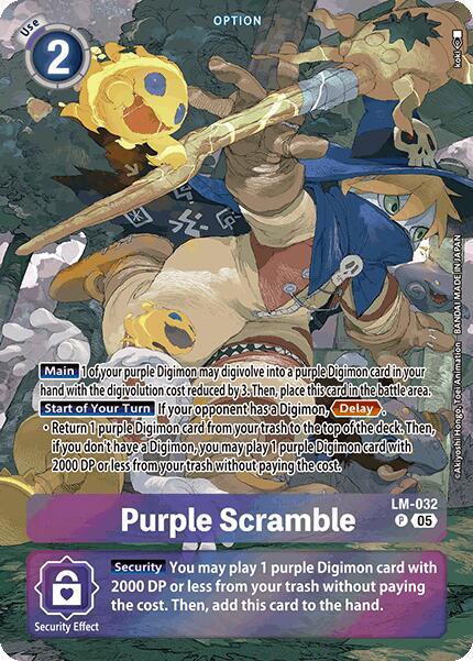 Purple Scramble (Alternate Art), Starter Deck 20: Protector of Light LM-032 P