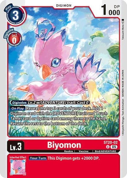 Biyomon, Starter Deck 20: Protector of Light ST20-02 U