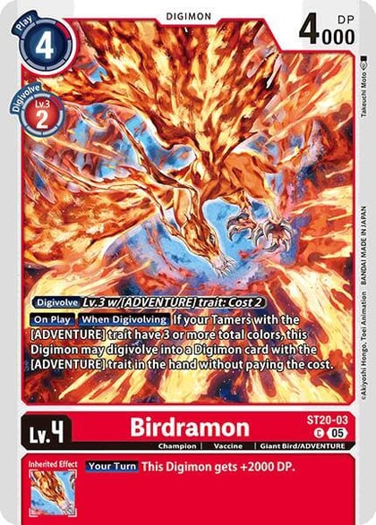 Birdramon, Starter Deck 20: Protector of Light ST20-03 C