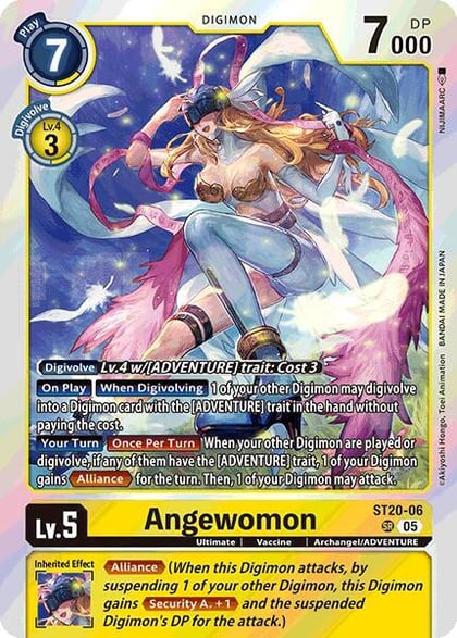 Angewomon, Starter Deck 20: Protector of Light ST20-06 SR